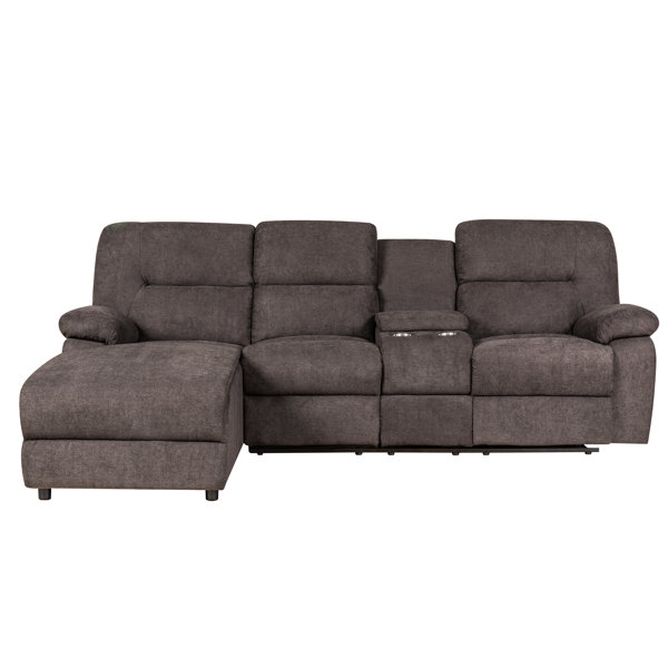 Latitude Run® Elosie 100" Left Hand Facing Reclining Sofa & Chaise